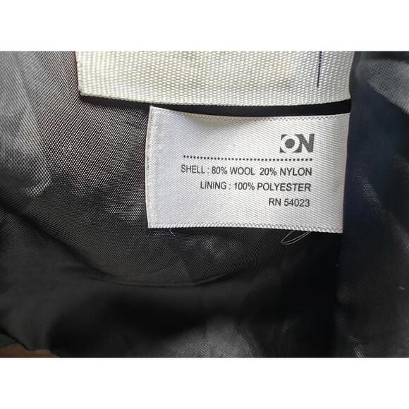 Old Navy Gray Wool Blend Coat Women’s Size XL - Picture 4 of 4